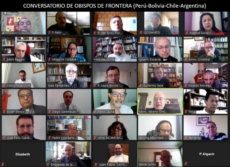 Dos argentinos participaron del conversatorio de obispos de frontera