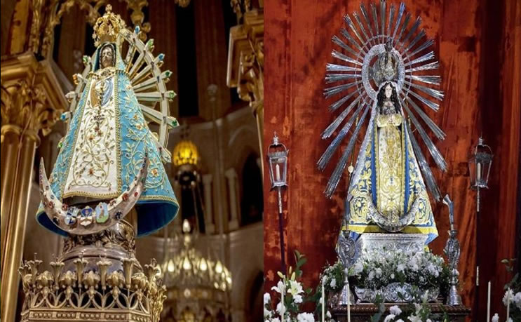 Dos santuarios argentinos se unirán al Papa en el rezo del Rosario