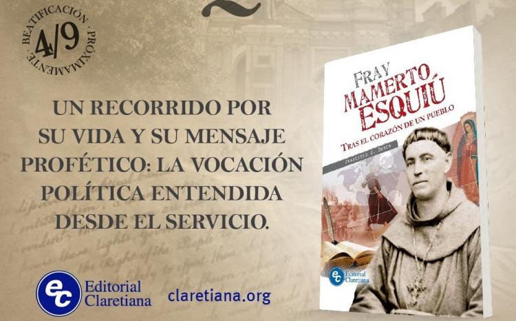 Editorial Claretiana presenta un libro sobre Esquiú