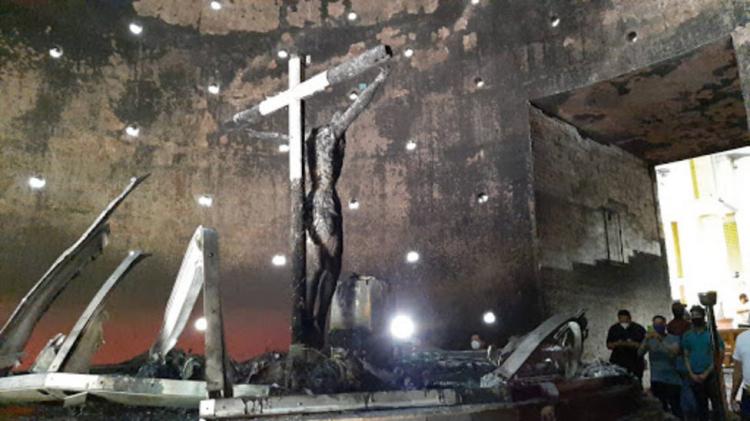 El arzobispo de Managua recordó el atentado a la catedral