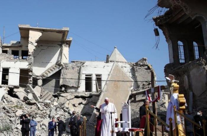 El Papa en Mosul: la fe y la esperanza no se pueden ahogar en sangre