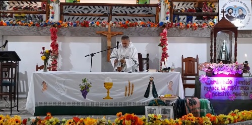 La comunidad de Añatuya celebró a la Virgen de Huachana