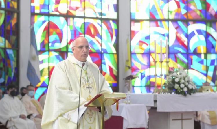 El pedido del obispo castrense a la patrona de la Armada Argentina