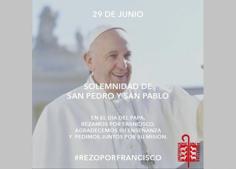 En el día de San Pedro y San Pablo, la Iglesia argentina reza por Francisco
