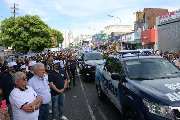 En su bicentenario, la Policía Federal peregrinó a Luján