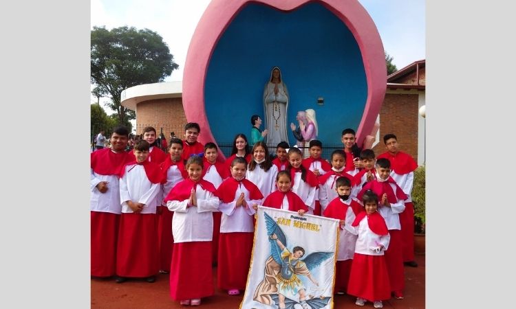 Encuentro diocesano de monaguillos en Puerto Iguazú
