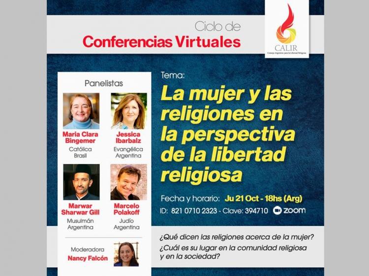 Encuentro virtual sobre la mujer y las religiones