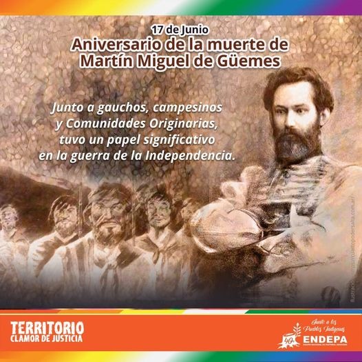 Endepa destaca la figura del general Martín Miguel de Güemes