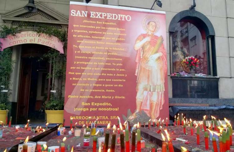 Fiestas de San Expedito: Santuario cerrado a los devotos y celebración virtual