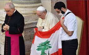 Francisco con líderes cristianos en la jornada "Juntos por el Líbano"