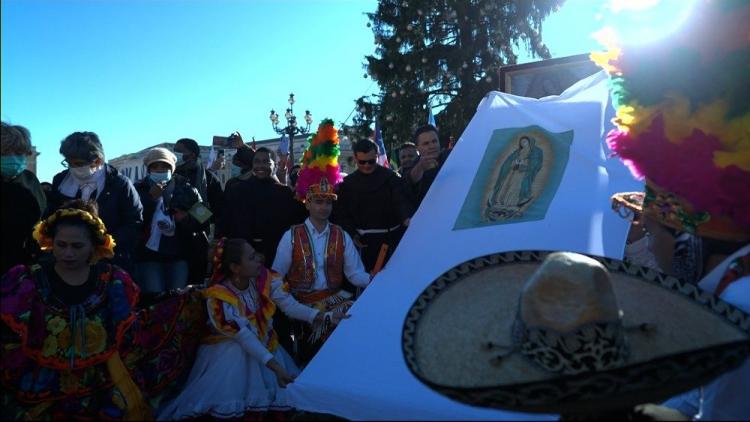 Francisco: "¡Viva la Virgen de Guadalupe!"