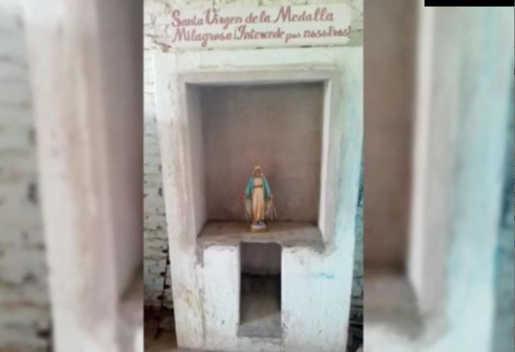 Inauguraron un habitáculo de la Virgen de la Medalla Milagrosa en una cárcel