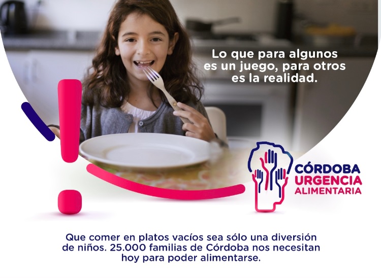 La campaña Córdoba Urgencia Alimentaria recibió el apoyo del Papa