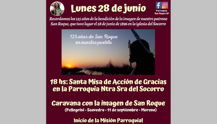 La comunidad de San Roque celebra 125 años en la diócesis de San Nicolás