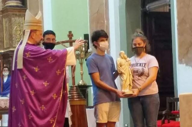 La imagen peregrina de San José recorre la diócesis de San Luis