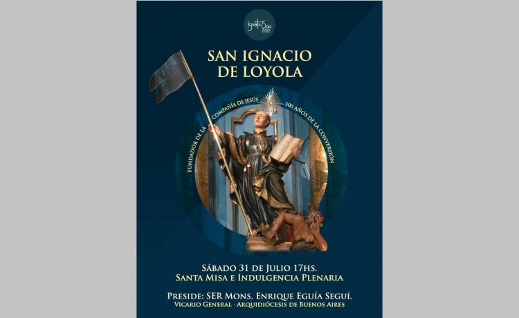 La parroquia porteña San Ignacio de Loyola celebra a su patrono