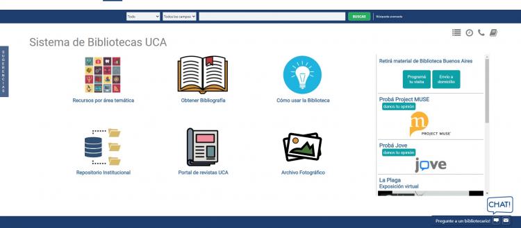 La UCA destaca el funcionamiento de su Biblioteca durante la virtualidad