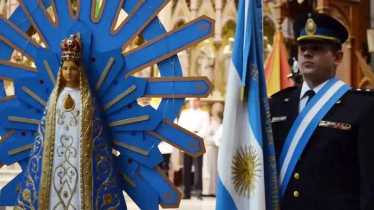 La Virgen de Luján cumple 75 años como patrona de la Policía Federal
