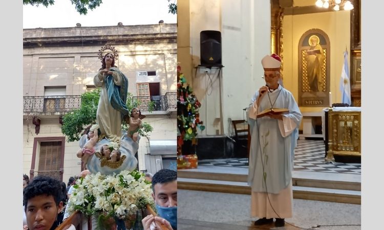 La Inmaculada Concepción del centro porteño celebró sus patronales