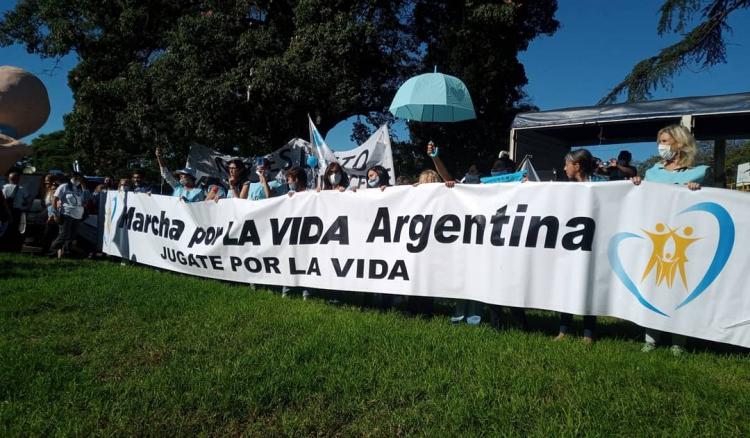 Los argentinos se unieron en una nueva "Marcha por la Vida"