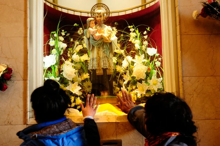 Los devotos de San Cayetano podrán venerar su imagen en el atrio del templo