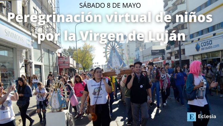 Los niños de Lomas de Zamora peregrinan virtualmente en honor de la Virgen de Luján