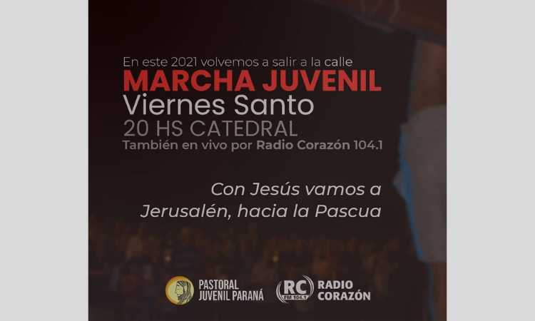 Marcha Juvenil del Viernes Santo en Paraná