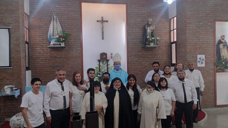 Miembros de la Fraternidad Laical "Santa Rosa de Lima" hicieron sus votos