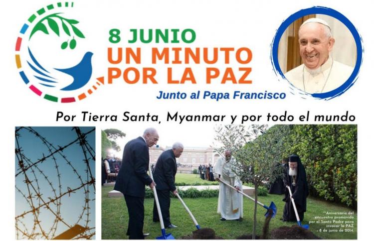 "Un Minuto por la Paz" junto al Papa Francisco