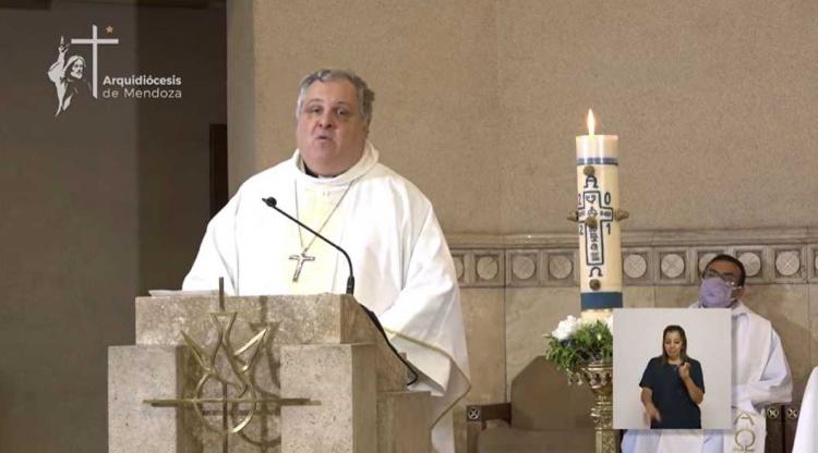Mons. Colombo: "El Buen Pastor, la piedra angular"