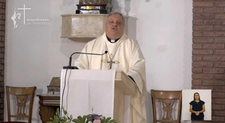 Mons. Colombo: "En la Pascua de Cristo somos fortalecidos y rescatados"