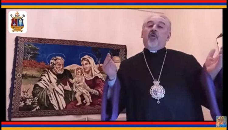Mons. Hakimian trae un nuevo anuncio de Navidad a la comunidad armenia católica