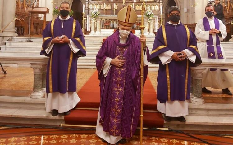 Mons. Marino celebró en Mar del Plata sus bodas de oro sacerdotales