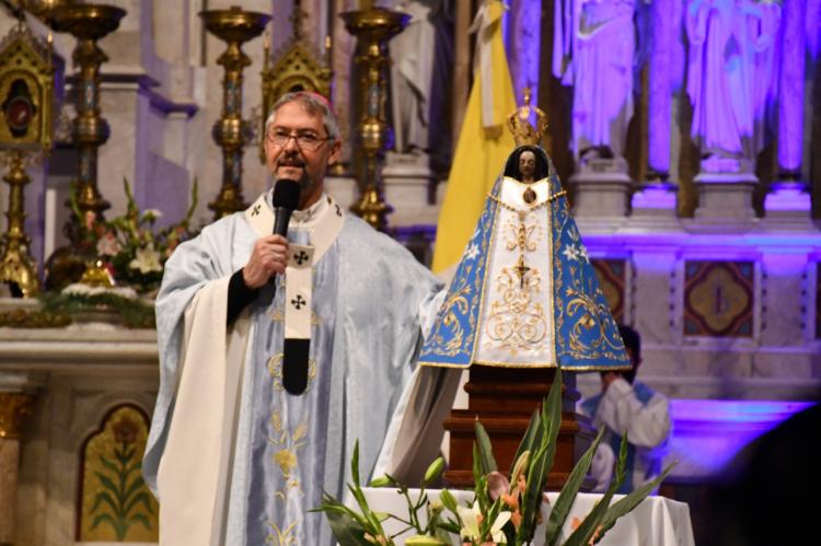 Mons. Scheinig pidió a la Madre de Luján que nos ayude a ser "una patria de hermanos"