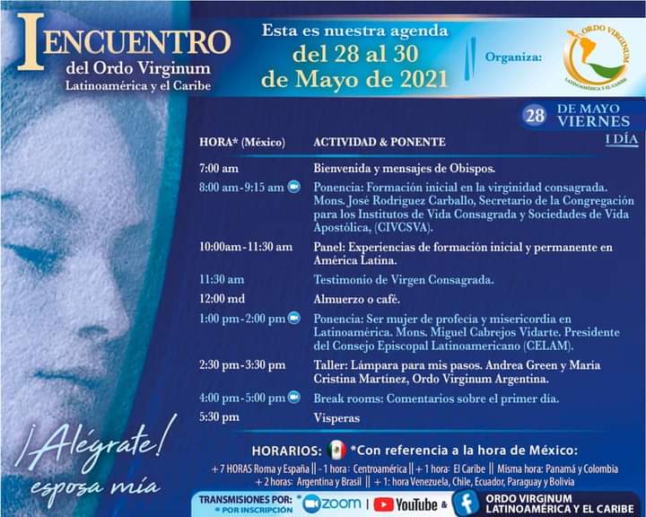Primer encuentro del Ordo Virginum de Latinoamérica y el Caribe