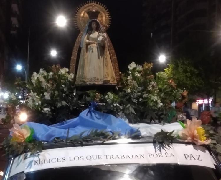 Rosario marchó con la Virgen por paz y justicia en la ciudad