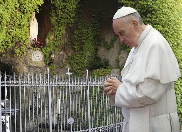 Rosario mundial el próximo 30 de mayo presidido por el Papa por el fin de la pandemia