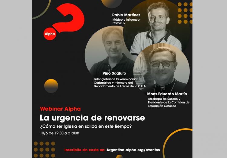 Seminario online de Alpha: "La urgencia de renovarse"