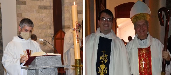 Tomaron posesión dos nuevos párrocos en la diócesis de Nueve de Julio