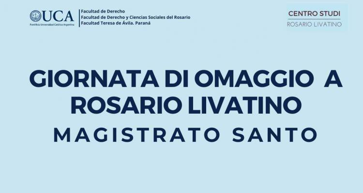 UCA: Jornada homenaje por la beatificación del juez italiano antimafia