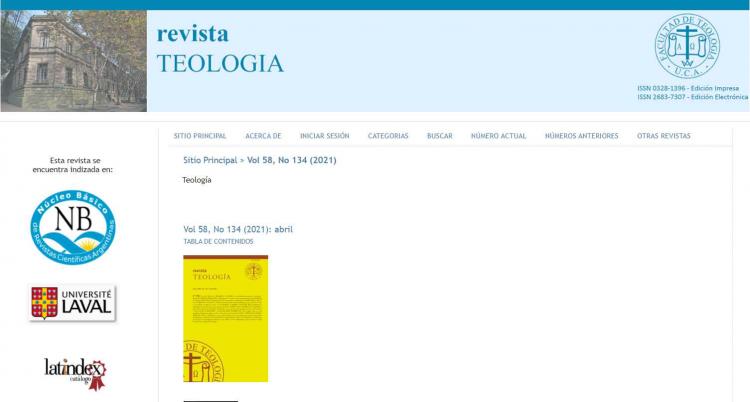 UCA: Teología, entre las revistas científicas argentinas reconocidas por el Conicet