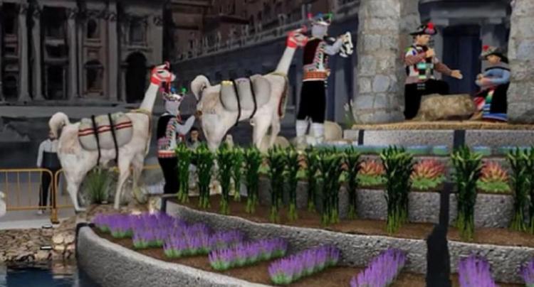 Un pesebre andino adornará la Plaza de San Pedro esta Navidad