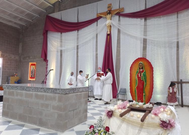 Valle Chico inauguró su primer templo en honor a la Virgen de Guadalupe