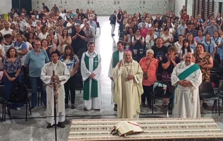 Autoridades educativas de Lomas de Zamora se reunieron con Mons. Lugones