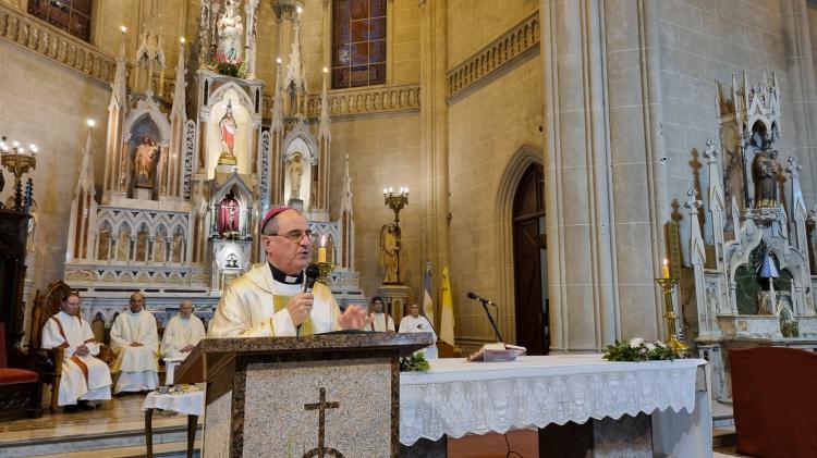 Azul: Mons. Salaberry invitó a un nuevo Encuentro Diocesano