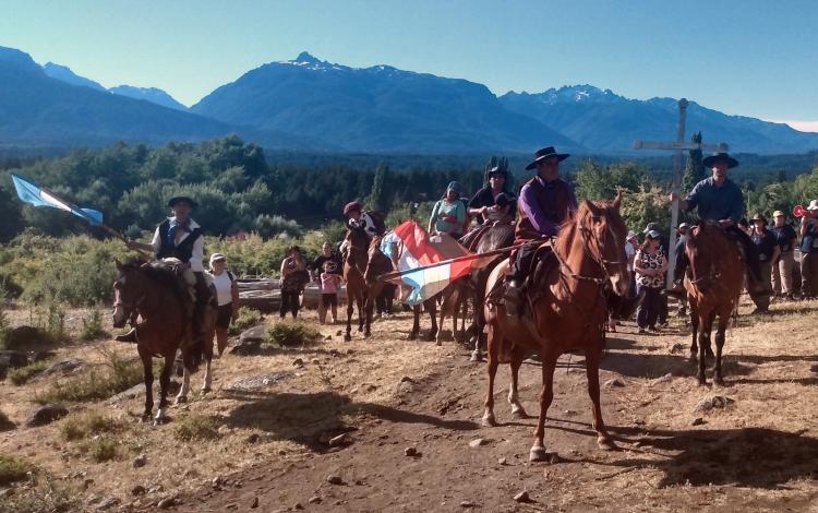 Bariloche: Peregrinación a la Virgen Misionera en Nahuel Pan