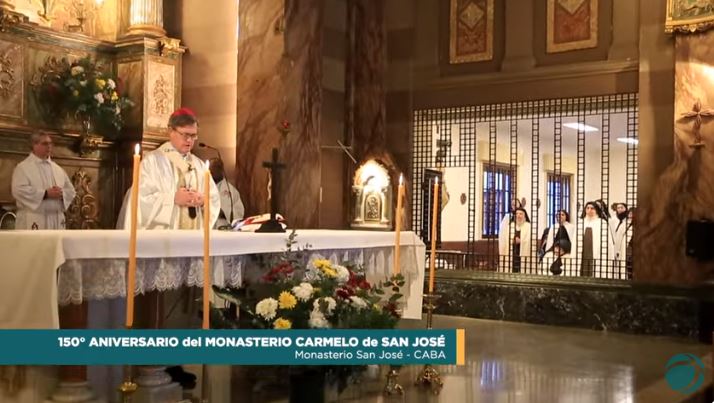 Buenos Aires: el monasterio San José celebró los 150 años de su fundación