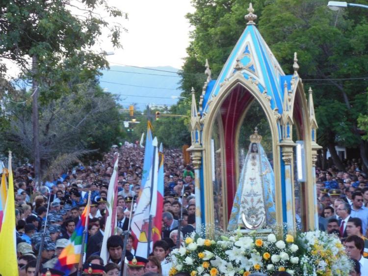 Cambio de horario de la procesión con la imagen de la Virgen del Valle