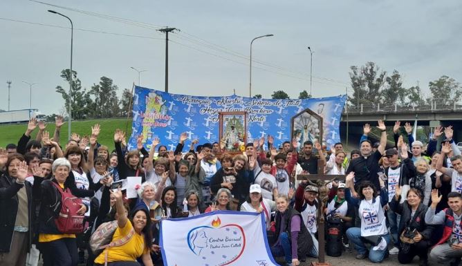 Caminata mariana de Cáritas: desde Luján hacia todo el país