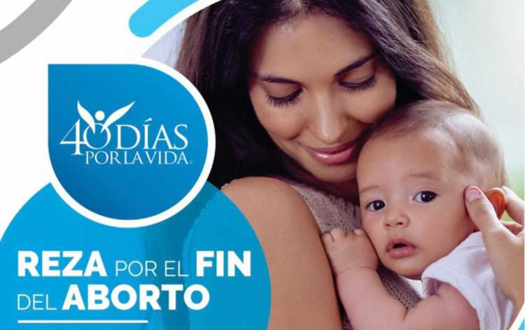 Campaña "40 días de oración por la vida y el fin del aborto" en Corrientes